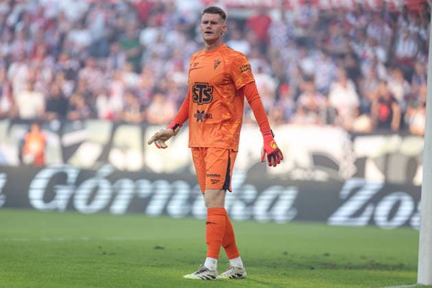 13.08.2026, Zabrze Liga Europy UEFA sezon 2026 27 runda III kwalifikacji, Gornik Zabrze - Ferencvaros Budapeszt - UEFA Europa League football Match season 2026 27 round III qualification Gornik Zabrze - Ferencvaros Budapest Nz. Philipp Schulze Fot. Michal Chwieduk Arena Akcji NEWSPIX.PL --- newspix.pl