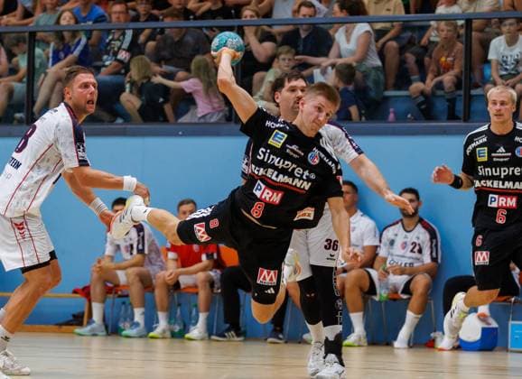 August 13, 2026 Handball Season 2026–2027 Exhibition Game Friendly Match HC Erlangen HCE vs. SG BBM Bietigheim Women s Team xdaxmax Fabian Wiederstein 18, SG BBM Bietigheim Sander Andreassen Overjordet 8, HC Erlangen HCE Jonathan Fischer 36, SG BBM Bietigheim