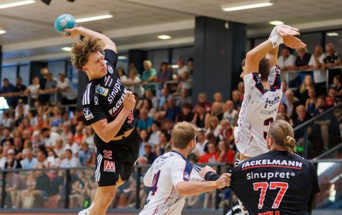 August 13, 2026 Handball Season 2026–2027 Exhibition Game Friendly Match HC Erlangen HCE vs. SG BBM Bietigheim Women s Team xdaxmax Maxsim Lochman 32, HC Erlangen HCE