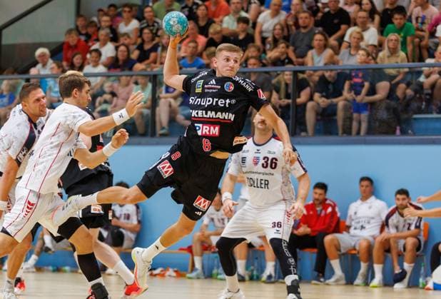 August 13, 2026 Handball Season 2026–2027 Exhibition Game Friendly Match HC Erlangen HCE SG BBM Bietigheim DaMa xdaxmax Sander Andreassen Overjordet 8, HC Erlangen HCE