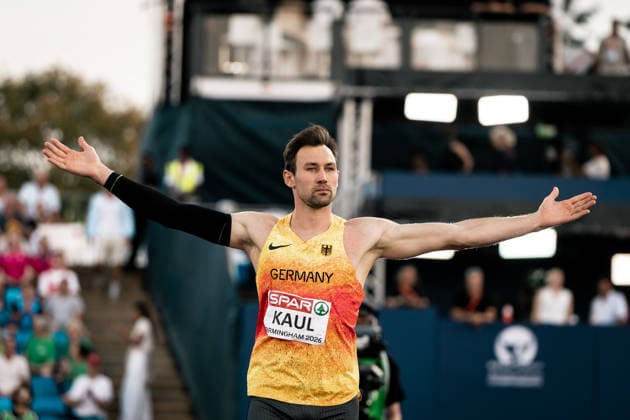 Niklas Kaul, USC Mainz, Men s Decathlon, GBR, Track and Field, Athletics, 2026 European Athletics Championships, 2026 European Track and Field Championships, Birmingham 2026, August 9, 2026, GBR, Track and Field, Athletics, 2026 European Athletics Championships, 2026 European Track and Field Championships, Birmingham 2026, August 9, 2026, Birmingham Copyright: xStefanxMayerx EP_SMR