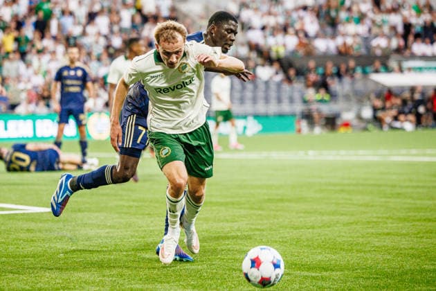 August 13, 2026: Victor Lind of Hammarby and Debohi Dieudonne Gaucho of Rakow during the UEFA Conference League qualifying soccer match between Hammarby and Rakow on August 13, 2026 in Stockholm. Photo by Kenta Jönsson, BILDBYRAN COP 210 KJ0361 soccer football fotball UEFA Conference League Conference League Hammarby Rakow bbeng  Copyright: KENTAxJÖNSSON BB260813KJ044