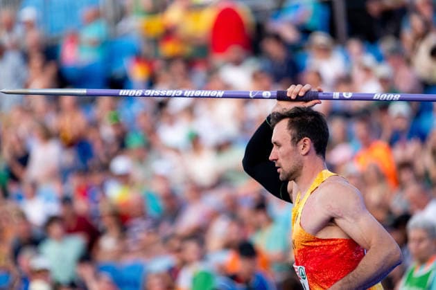 August 13, 2026, GBR, Track and Field, 2026 European Championships, Evening Session, Day 4, Birmingham; Niklas Kaul, Germany, Men s Decathlon, Javelin Throw, Birmingham Alexander Stadium, England, Great Britain Copyright: xNordphoto Memmlerx