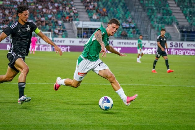 Swiss Soccer UEFA Conference League 2026–27, Qualifying Round, Round 3, Second Leg, August 13, 2026 FC St. Gallen 1879 (Switzerland) vs. Sheriff Tiraspol (Republic of Moldova) Berit Sitter Stadium, St. Gallen Hugo Vandermersch, St. Gallen, 28 Copyright: xJOERANxSTEINSIEKx