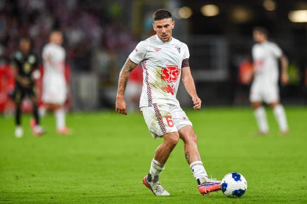 2026.08.13 Zabrze Pilka nozna Liga Europy UEFA Eliminacje 3 Rudna Kwalifikacji Ligi Europy Sezon 2026 2027 Gornik Zabrze - Ferencvaros N z Erik Janza Foto Marcin Bulanda PressFocus 2026.08.13 Zabrze Football UEFA European League Qualifying Third Round Season 2026 2027 Gornik Zabrze - Ferencvaros Erik Janza Credit: Marcin Bulanda PressFocus NEWSPIX.PL --- newspix.pl