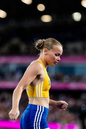 August 13, 2026: Kajsa Roth of Sweden competes in the women’s pole vault final on Day 4 of the 2026 European Athletics Championships on August 13, 2026 in Birmingham. Photo by Mathias Bergeld, BILDBYRAN, code MB MT1068. track and field, athletics, friidrett, friidrotts EM, 2026 European Athletics Championships, 4 BBENG  Copyright: MATHIASxBERGELD BB260813MB112