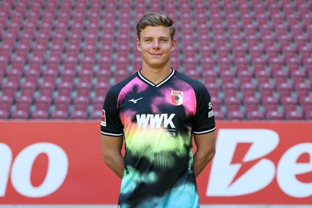 Finn Dahmen, FC Augsburg 1907, Bundesliga 1, Photo Shoot 2026–2027, Player Portraits: Augsburg, Bavaria, Germany Copyright: ximago kolbert-press ChristianxKolbertx