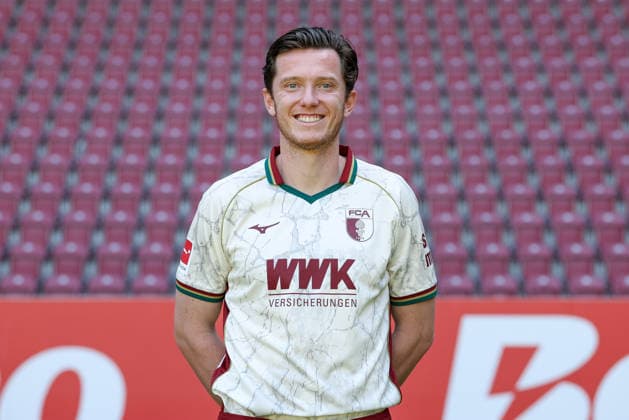 Michael Gregoritsch, FC Augsburg 1907, Bundesliga 1, Photo Shoot 2026–2027, Player Portraits: Augsburg, Bavaria, Germany Copyright: ximago kolbert-press ChristianxKolbertx