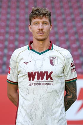 Kristijan Jakic, FC Augsburg 1907, Bundesliga 1, Photo Shoot 2026–2027, Player Portraits: Augsburg, Bavaria, Germany Copyright: ximago kolbert-press ChristianxKolbertx