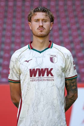 Calvin Brackelmann, FC Augsburg 1907, Bundesliga 1, Photo Shoot 2026–2027, Player Portraits: Augsburg, Bavaria, Germany Copyright: ximago kolbert-press ChristianxKolbertx