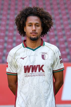 Han Noah Massengo, FC Augsburg 1907, Bundesliga 1, Photo Shoot 2026–2027, Player Profiles: Augsburg, Bavaria, Germany Copyright: ximago kolbert-press ChristianxKolbertx