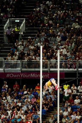 August 13, 2026: Kajsa Roth of Sweden competes in the women’s pole vault final on Day 4 of the 2026 European Athletics Championships on August 13, 2026 in Birmingham. Photo by Mathias Bergeld, BILDBYRAN, code MB MT1068. track and field, athletics, friidrett, friidrotts EM, 2026 European Athletics Championships, 4 BBENG  Copyright: MATHIASxBERGELD BB260813MB132
