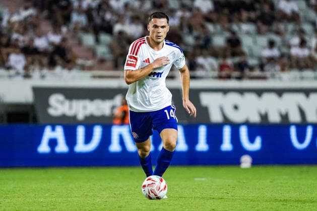 Soccer Croatia UEFA Conference League Qualifiers 2026–2027, Round 3, August 13, 2026: HNK Hajduk Split (Croatia) vs. FK Žalgiris Vilnius (Lithuania) at Poljud Stadium, Split, Croatia; Ron Raci, Hajduk Split Copyright: xLUKAxKOLANOVICx