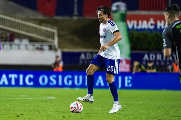 Soccer Croatia UEFA Conference League Qualifiers 2026–2027, Round 3, August 13, 2026: HNK Hajduk Split (Croatia) vs. FK Žalgiris Vilnius (Lithuania) at Poljud Stadium, Split, Croatia; Alberto Del Moral, Hajduk Split Copyright: xLUKAxKOLANOVICx