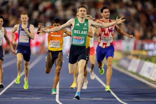 2026 European Athletics Championships, Alexander Stadium, Birmingham, England 13 8 2026 Men™s 800m Final Ireland™s Mark English wins gold Mark English wins gold 13 8 2026  Copyright: xx 0U6A1966