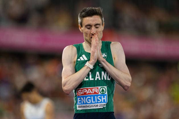 BIRMINGHAM, GREAT BRITAIN - August 13: Mark English (Ireland) after winning the 800 metres final during the European Athletics Championships 2026 at Alexander Stadium in Birmingham, Great Britain (Photo by Sven Beyrich Sports Press Photo) Copyright: xSvenxBeyrich SportsxPressxPhotox Sportspressphoto_SPR205592