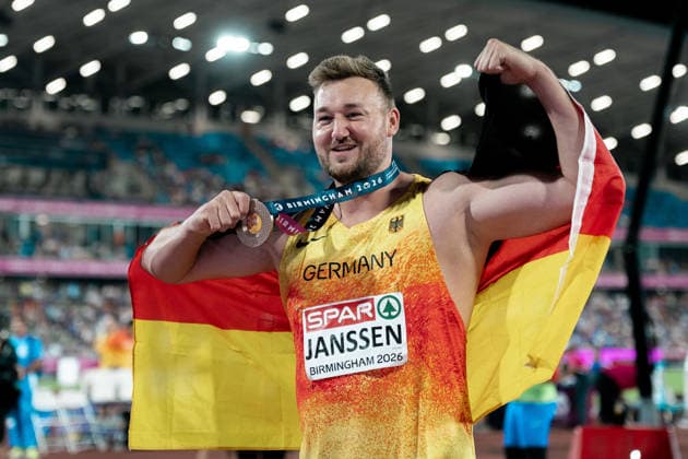 Henrik Janssen, SC Magdeburg, Men s Discus Throw, GBR, Track and Field, Athletics, 2026 European Athletics Championships, 2026 European Track and Field Championships, Birmingham 2026, August 9, 2026, GBR, Track and Field, Athletics, 2026 European Athletics Championships, 2026 European Track and Field Championships, Birmingham 2026, August 9, 2026, Birmingham Copyright: xStefanxMayerx EP_SMR