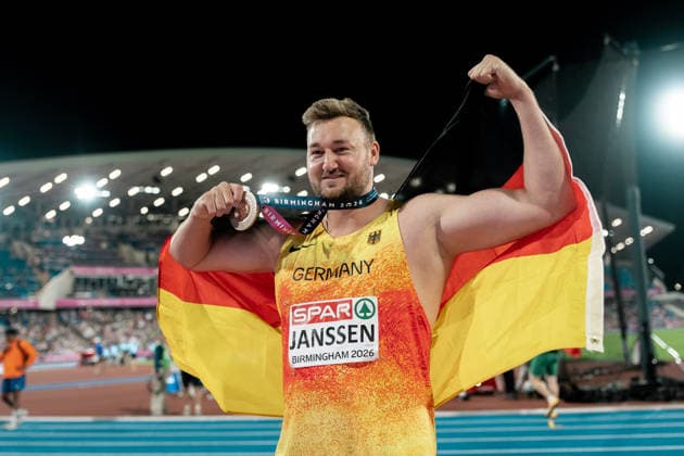 Henrik Janssen, SC Magdeburg, Men s Discus Throw, GBR, Track and Field, Athletics, 2026 European Athletics Championships, 2026 European Track and Field Championships, Birmingham 2026, August 9, 2026, GBR, Track and Field, Athletics, 2026 European Athletics Championships, 2026 European Track and Field Championships, Birmingham 2026, August 9, 2026, Birmingham Copyright: xStefanxMayerx EP_SMR