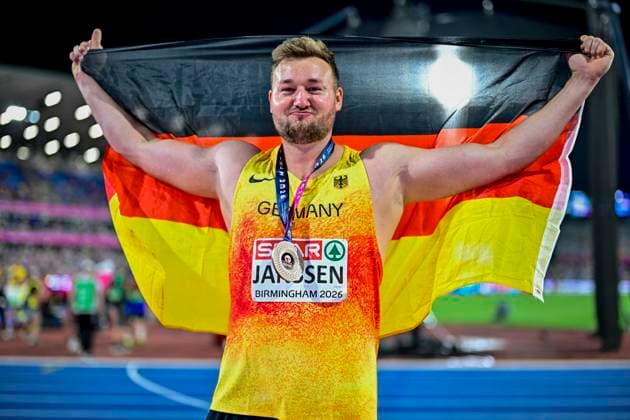 Henrik JANSSEN, Germany, SC Magdeburg, Men s Discus Throw, GBR, European Athletics Championships, Track and Field, August 13, 2026, GBR, European Athletics Championships, Track and Field, August 13, 2026, Birmingham Copyright: xEibnerxPressefoto JanxPapenfussx EP_JPS