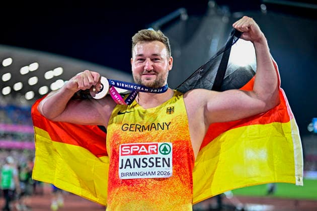 Henrik JANSSEN, Germany, SC Magdeburg, Men s Discus Throw, GBR, European Athletics Championships, Track and Field, August 13, 2026, GBR, European Athletics Championships, Track and Field, August 13, 2026, Birmingham Copyright: xEibnerxPressefoto JanxPapenfussx EP_JPS