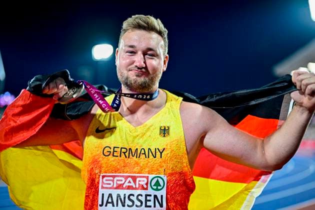 Henrik JANSSEN, Germany, SC Magdeburg, Men s Discus Throw, GBR, European Athletics Championships, Track and Field, August 13, 2026, GBR, European Athletics Championships, Track and Field, August 13, 2026, Birmingham Copyright: xEibnerxPressefoto JanxPapenfussx EP_JPS