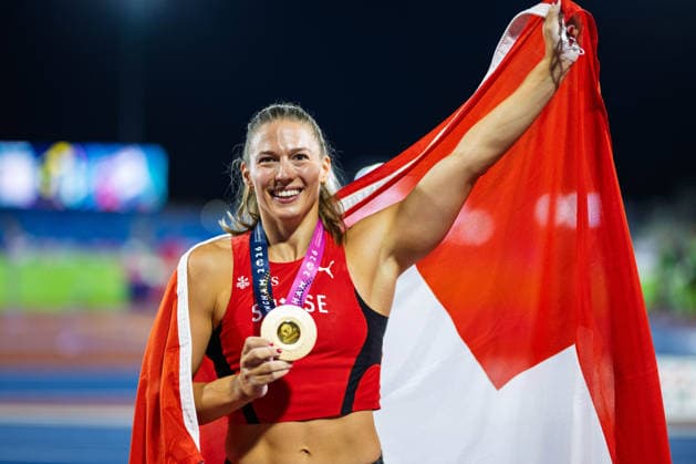 Athletics, European Championships in Birmingham, Women, Pole vault, European champion Angelica Moser