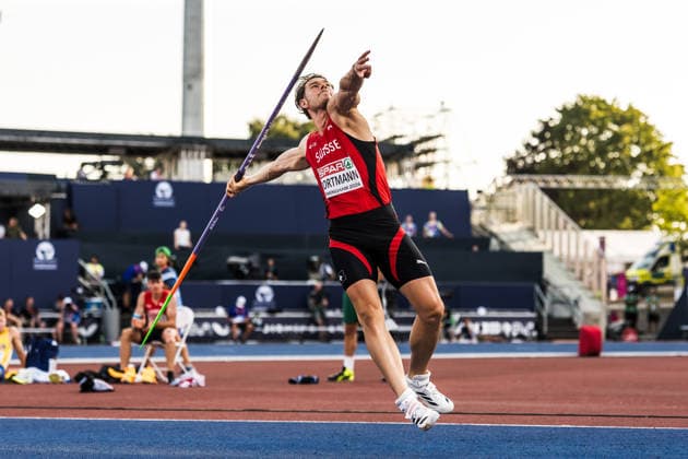 European Athletics Championships, Birmingham, August 13, 2026 BIRMINGHAM, UNITED KINGDOM AUGUST 13 Nino Portmann of Switzerland competes in the javelin throw of the men s decathlon at the European Athletics Championships in Birmingham on August 13, 2026, in Birmingham, United Kingdom Copyright: xBEAUTIFULxSPORTS UlfxSchillerx