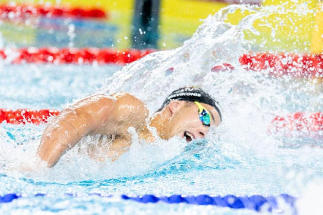 European Aquatics Championships Swimming Day 4 Tomas Navikonis during European Aquatics Championships Swimming Day 4 in Paris, France, on August 13, 2026 Paris France  Copyright: xFotoxOlimpikx originalFilename:jastrzebowski-european260813_npt3U