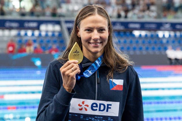 European Aquatics Championships Swimming Day 4 Barbora Seemanova during European Aquatics Championships Swimming Day 4 in Paris, France, on August 13, 2026 Paris France  Copyright: xFotoxOlimpikx originalFilename:jastrzebowski-european260813_npkkw