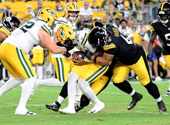American football, NFL, pre-season, Pittsburgh Steelers v Green Bay Packers