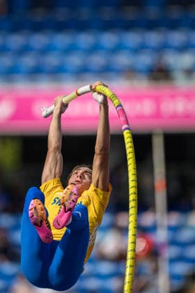 260814 Armand Duplantis of Sweden ahead of the men’s pole vault during Day 5 of the 2026 European Athletics Championships on August 14, 2026 in Birmingham. Photo by Maxim Thore. BILDBYRAN code MT MT1070 track and field athletics friidrett friidrotts em em friidretts em 2026 European Athletics Championships BBbbeng Sweden sverige pole vault stavsprang stavhopp  Copyright: MAXIMxTHORE BB260814MT001