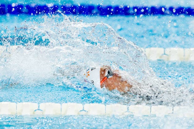 European Aquatics Championships Swimming Day 5 Pauline Mahieu during European Aquatics Championships Swimming Day 5 in Paris, France, on August 14, 2026 Paris France  Copyright: xFotoxOlimpikx originalFilename:jastrzebowski-european260814_npUex