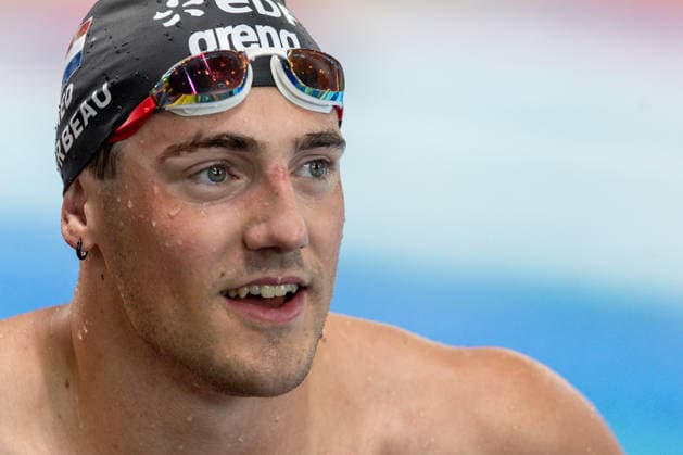 European Aquatics Championships Swimming Day 5 Caspar Corbeau during European Aquatics Championships Swimming Day 5 in Paris, France, on August 14, 2026 Paris France  Copyright: xFotoxOlimpikx originalFilename:jastrzebowski-european260814_npYiK