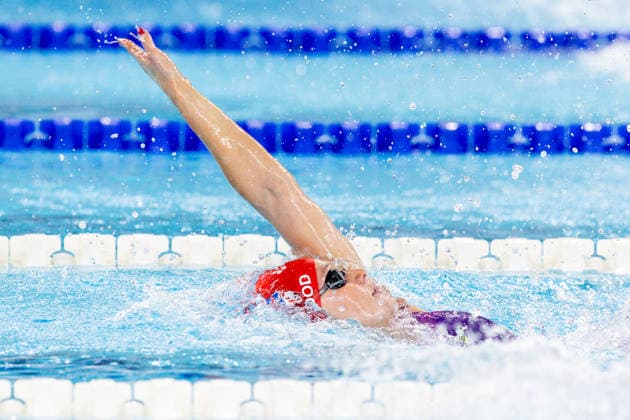 European Aquatics Championships Swimming Day 5 Abbie Wood during European Aquatics Championships Swimming Day 5 in Paris, France, on August 14, 2026 Paris France  Copyright: xFotoxOlimpikx originalFilename:jastrzebowski-european260814_npIaM