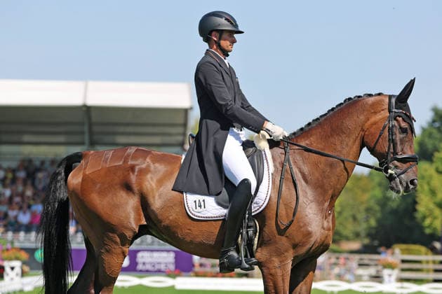 Christoph Wahler GER, Germany, riding DAccord FRH, Dressage Sub-Test, Eventing Dressage, FEI Eventing World Championship, DHL Prize, Individual and Team, AACHEN FEI World Championships 2026, World Equestrian Festival, 2026 World Equestrian Games, Aachen 2026, Welcome Home 2026, Aachen Soers, August 11–23, 2026, Equestrian Sports, August 14, 2026, Aachen Soers, Germany