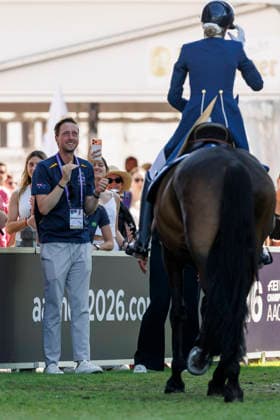 2026 FEI World Championships in Aachen, AACHEN FEI World Championships 2026 PEARCE Simone AUS, Will Marq, FUCHS Martin SUI Impression FEI Dressage World Championship Grand Prix Special Individual Meggle Prize Aachen, Soers Equestrian Stadium, August 14, 2026
