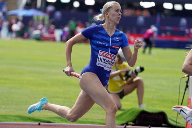 Birmingham, Track and Field, Athletics, EAA, 2026 European Athletics Championships in Birmingham, August 10–17, 2026, Alexander Stadium, Birmingham, Great Britain, Women’s 4x400m Relay, Hilla Uusimäki, Finland (FIN), Copyright Gladys Chai von der Laage