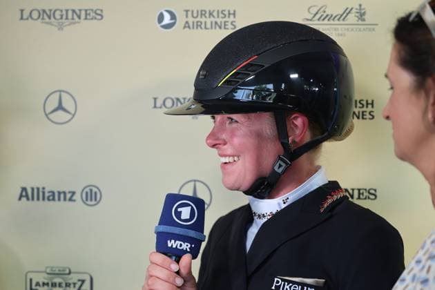 3rd Place and Bronze for Katharina Hemmer (GER, Germany) with her horse Denoix (PCH) Katharina Hemmer, Interview, , Dressage, FEI Dressage World Championship MEGGLE Prize, Grand Prix Special, Individual Competition, AACHEN FEI World Championships 2026, World Festival of Equestrian Sports, 2026 Equestrian World Championships, Aachen 2026, Welcome Home 2026, Aachen Soers, August 11–23, 2026, Equestrian Sports, August 14, 2026, Aachen Soers, Germany