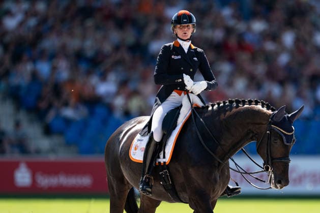 August 14, 2026: Marieke van der Putten of the Netherlands, riding Zantana, competes in the Dressage Grand Prix Special on Day 4 of the 2026 FEI World Championships, 2026 in Aachen. Photo by Emma Wallskog. BILDBYRAN code EW EW0682 equestrian sports 2026 World Championships 2026 FEI World Championships BBENG equestrian sports World Championships dressage  Copyright: EMMAxWALLSKOG BB260814EW112