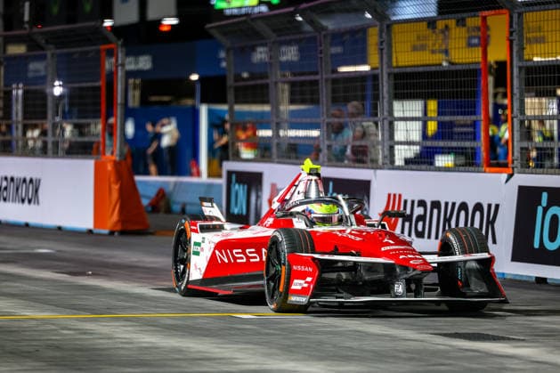 Oliver Rowland, Nissan Formula E Team, Free Practice 1, ABB FIA Formula E World Championship, 2026 London e-Prix, United Kingdom, Season 12 (2025–26), Round 16, July 14, 2026, ABB FIA Formula E World Championship, 2026 London ePrix, United Kingdom, Season 12 (2025–26), Round 16, July 14, 2026, London Copyright: xEibner-Pressefoto LauraxRoemerx EP_LRR