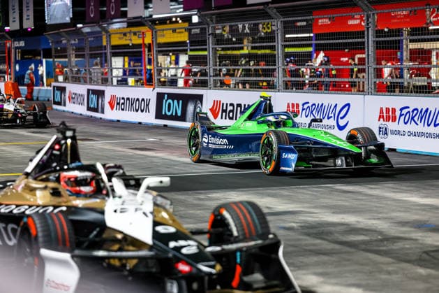 Joel Eriksson, Envision Racing, 14th in Free Practice 1, grid practice, ABB FIA Formula E World Championship, 2026 London e-Prix, United Kingdom, Season 12 (2025–26), Round 16, July 14, 2026, ABB FIA Formula E World Championship, 2026 London ePrix, United Kingdom, Season 12 (2025–26), Round 16, July 14, 2026, London Copyright: xEibner-Pressefoto LauraxRoemerx EP_LRR