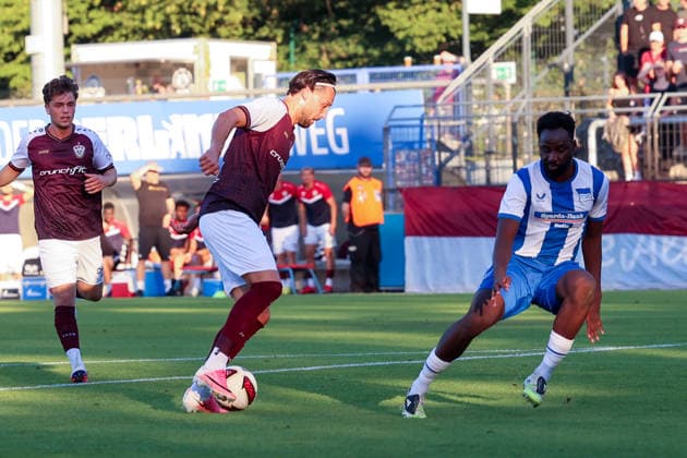 August 14, 2026, Hertha BSC II vs. BFC Dynamo, Regionalliga 2026–2027, Matchday 5, Rufat Dadashov (BFC Dynamo), 10, Berlin, Berlin, Germany