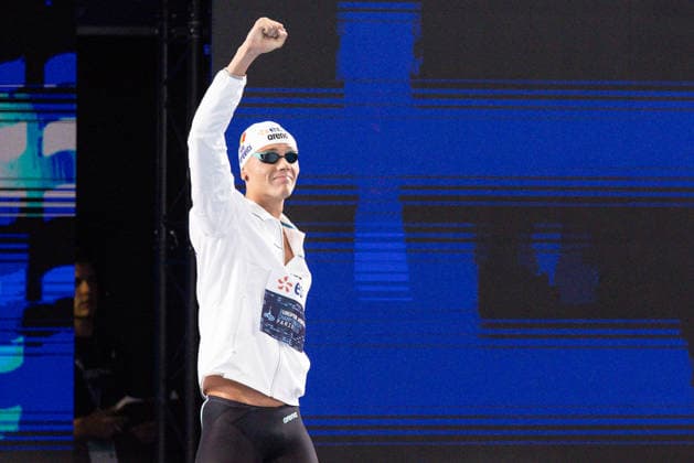 European Aquatics Championships Swimming Day 5 David Popovici during European Aquatics Championships Swimming Day 5 in Paris, France, on August 14, 2026 Paris France  Copyright: xFotoxOlimpikx originalFilename:jastrzebowski-european260814_npprc