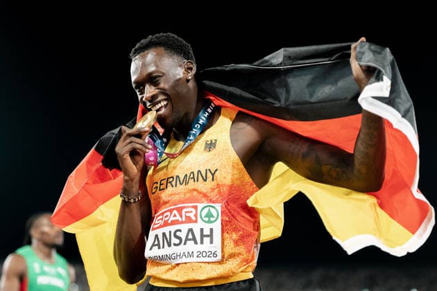 Owen Ansah, Hamburger SV, Men s 200m, GBR, Track and Field, Athletics, 2026 European Athletics Championships, 2026 European Track and Field Championships, Birmingham 2026, August 9, 2026, GBR, Track and Field, Athletics, 2026 European Athletics Championships, 2026 European Track and Field Championships, Birmingham 2026, August 9, 2026, Birmingham Copyright: xStefanxMayerx EP_SMR