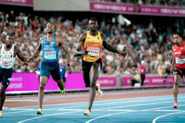 Owen Ansah, Hamburger SV, Men s 200m, GBR, Track and Field, Athletics, 2026 European Athletics Championships, 2026 European Track and Field Championships, Birmingham 2026, August 9, 2026, GBR, Track and Field, Athletics, 2026 European Athletics Championships, 2026 European Track and Field Championships, Birmingham 2026, August 9, 2026, Birmingham Copyright: xStefanxMayerx EP_SMR