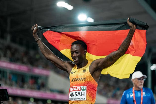 Owen Ansah, Hamburger SV, Men s 200m, GBR, Track and Field, Athletics, 2026 European Athletics Championships, 2026 European Track and Field Championships, Birmingham 2026, August 9, 2026, GBR, Track and Field, Athletics, 2026 European Athletics Championships, 2026 European Track and Field Championships, Birmingham 2026, August 9, 2026, Birmingham Copyright: xStefanxMayerx EP_SMR