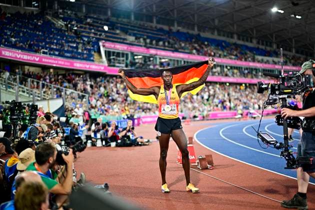 Owen ANSAH Germany, Hamburger SV, Men s 200m GBR, European Athletics Championships, Track and Field, August 14, 2026, GBR, European Athletics Championships, Track and Field, August 14, 2026, Birmingham Copyright: xEibnerxPressefoto JanxPapenfussx EP_JPS