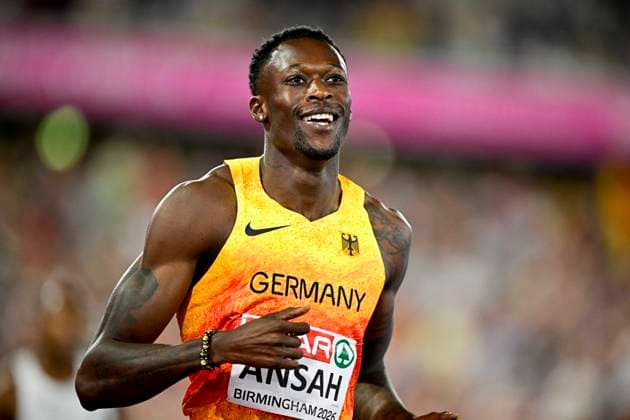 Owen ANSAH Germany, Hamburger SV, Men s 200m GBR, European Athletics Championships, Track and Field, August 14, 2026, GBR, European Athletics Championships, Track and Field, August 14, 2026, Birmingham Copyright: xEibnerxPressefoto JanxPapenfussx EP_JPS