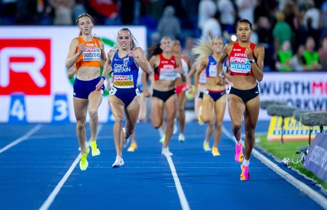 BIRMINGHAM - Femke Broeders-Bol in action in the 800-meter final on the fifth day of the European Athletics Championships. IRIS VAN DEN BROEK ANP xVIxANPxSportx xxANPxIVx 565487626 originalFilename: 565487626