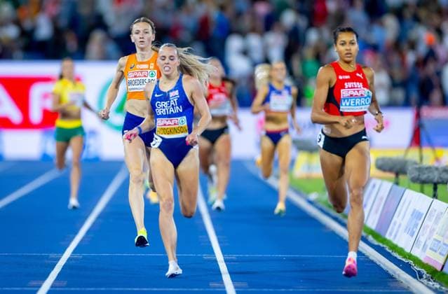 BIRMINGHAM - Femke Broeders-Bol in action in the 800-meter final on the fifth day of the European Athletics Championships. IRIS VAN DEN BROEK ANP xVIxANPxSportx xxANPxIVx 565490360 originalFilename: 565490360